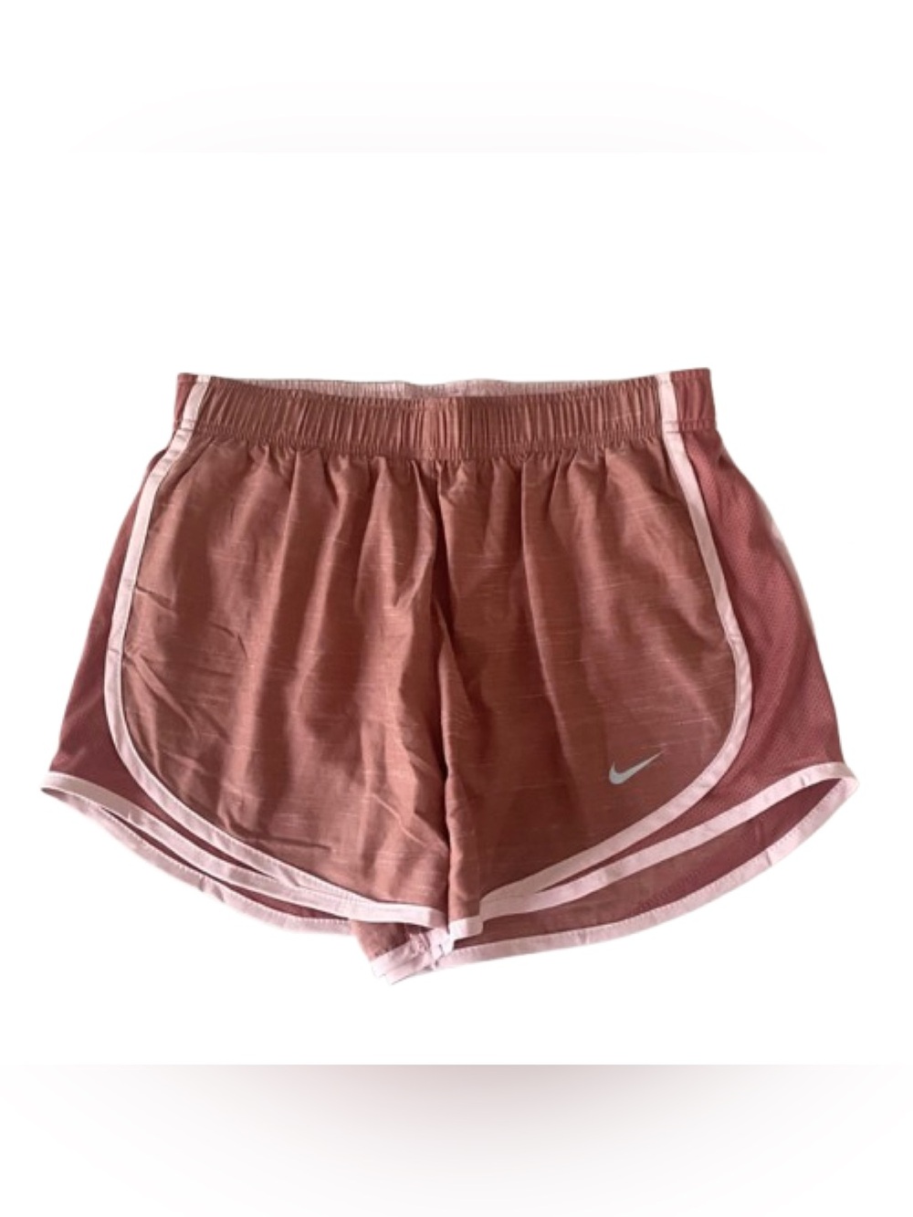 Nike Dri-Fit Running Tempo Athletic Shorts, Women's Size S, Rust, New